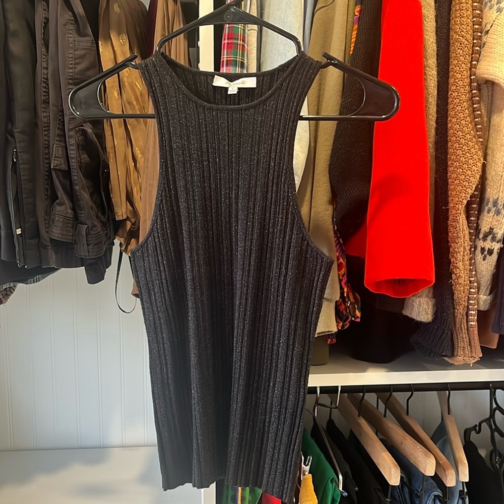 Madewell Shimmer Tank-NWOT